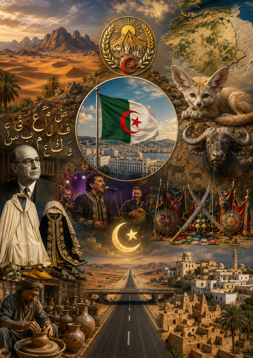 Algeria visual cultural card