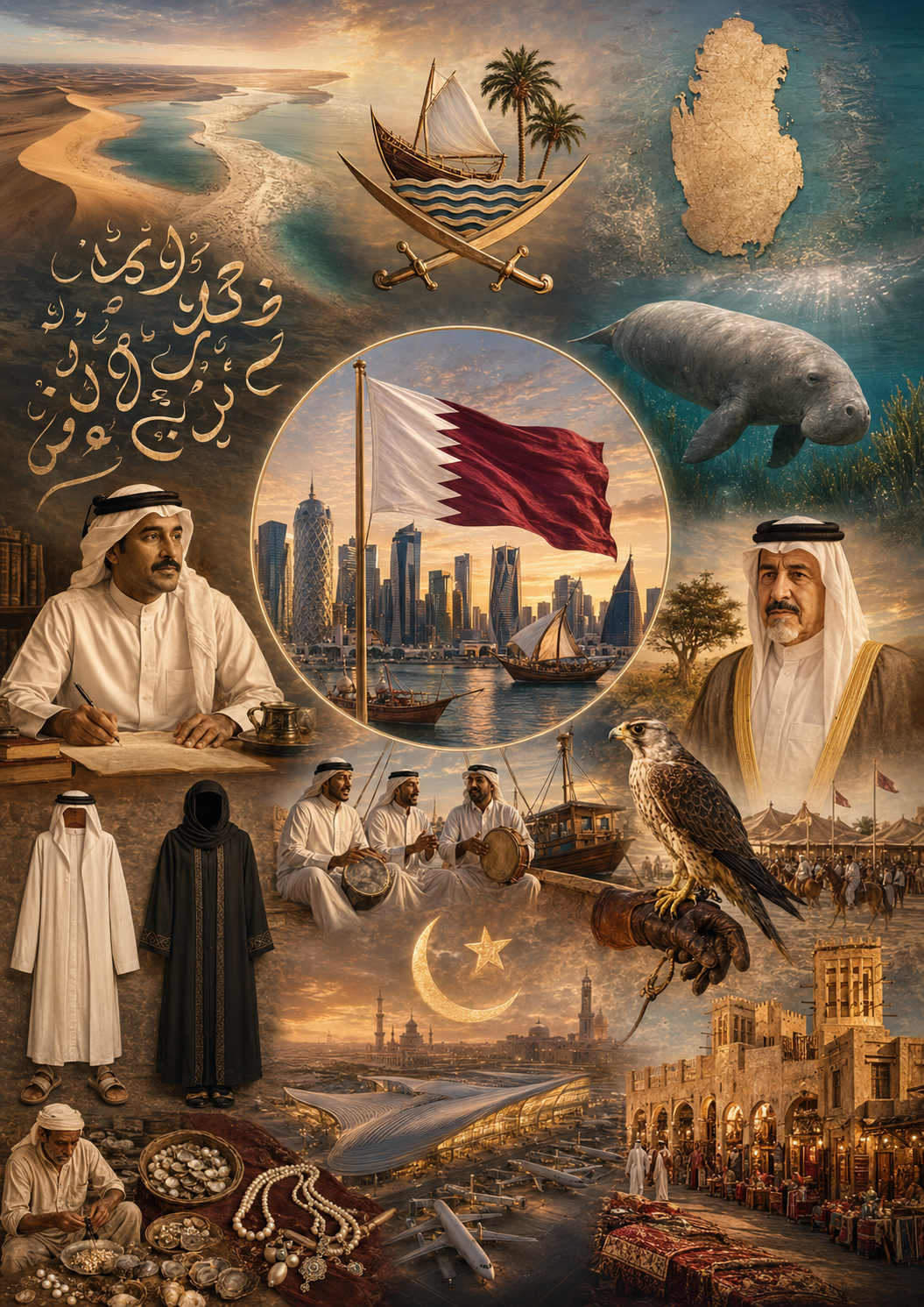 Qatar visual cultural card